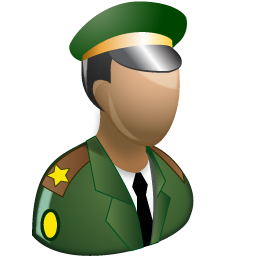A
    people icon representing a soldier, by Rion